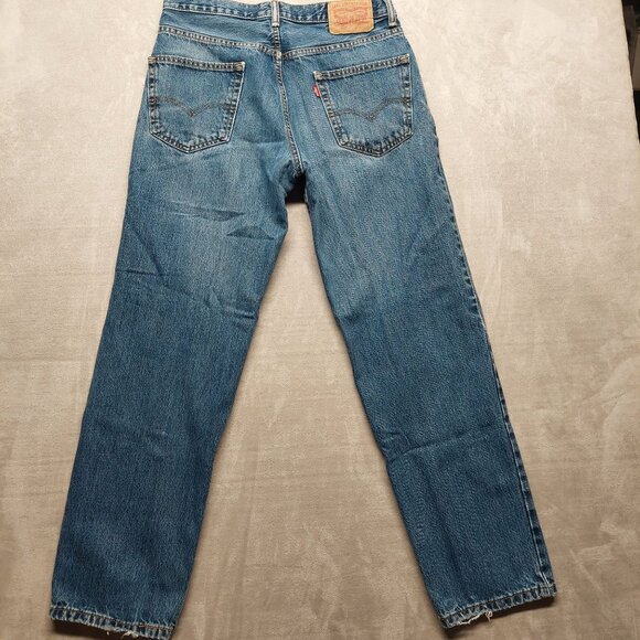 VTG Levis Mens 550 Blue Jeans Mens W33 L32 Vintage Denim Casual Wear - Picture 2 of 15